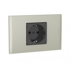 Enchufe Schuko hembra 10/16A.