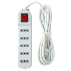 Alargador 5mts 5 tomas con interruptor