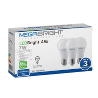 Ampolleta led pack 3 ampolletas led 7W