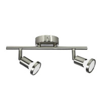 Apliqué spotlight doble sobrepuesto níquel Apliqué spotlight doble sobrepuesto níquel